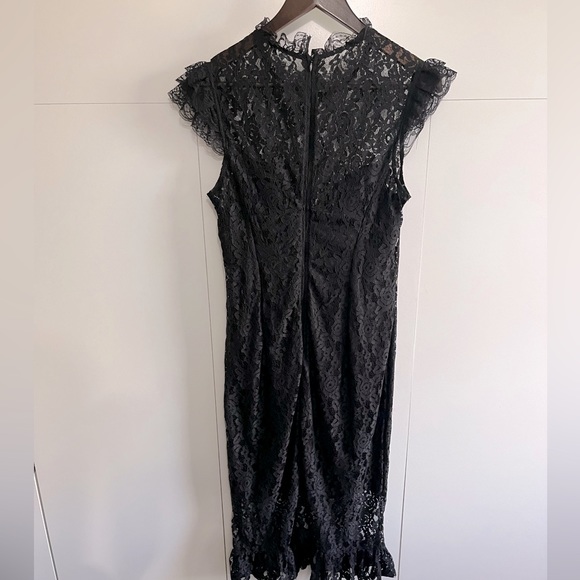 Black Lace Vintage Style Dress - Picture 3 of 5